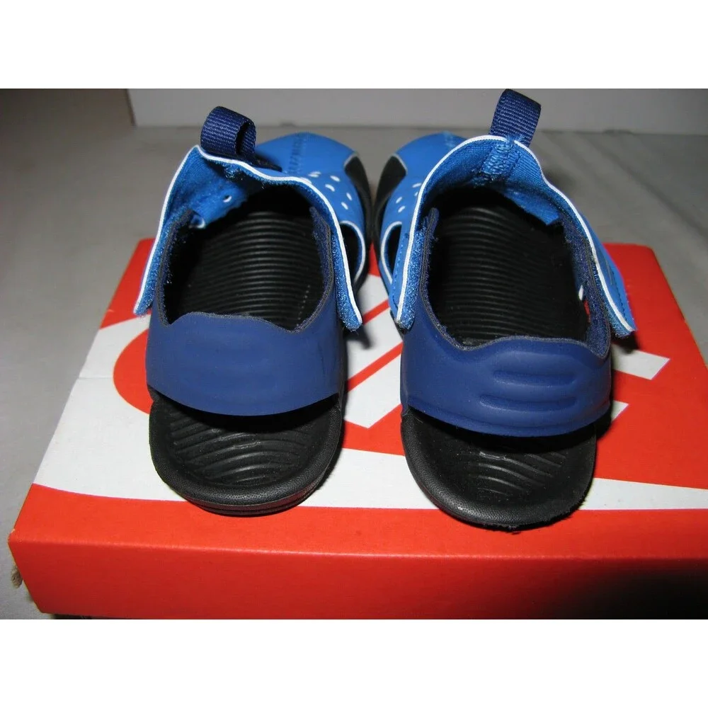 Nike Sandals Kids Baby Toddler Blue Sunray Protect 2 PS 943826-403 Size 8C - Picture 2 of 5